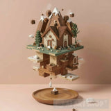 A Cube In The Air Containing A Beautiful Landscape Ai Artwork