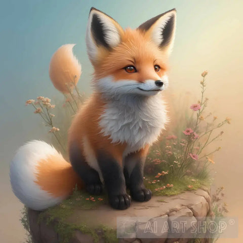 A Cute Little Fox Animal Ai Art