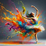 A Dancing Ballerina Ai Painting