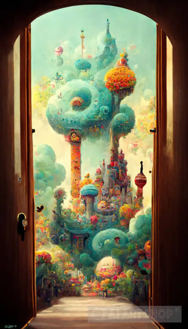 A Door To Wonder Surrealism Ai Art