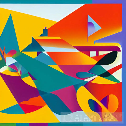 A Dynamic Flow Of Energy Abstract Ai Art