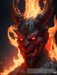 A Fire Demon Ai Artwork