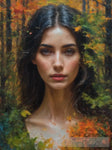 A Forest Girl Ai Painting