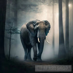 A Giant Among The Trees - Save The Elephants! Animal Ai Art