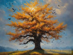 A Glowing Tree Ai Painting