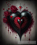 A Gothic Bleeding Heart Ai Artwork