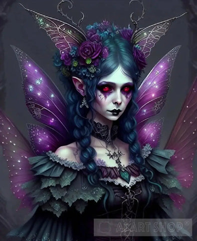 A Gothic Fairy Fae Ai Artwork