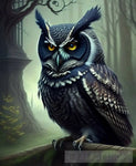 A Gothic Majestic Owl Ai Artwork