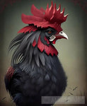 A Gothic Rooster Ai Artwork