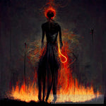 A Halo Of Fire Surrealism Ai Art