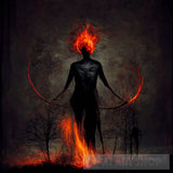 A Halo Of Fire Surrealism Ai Art