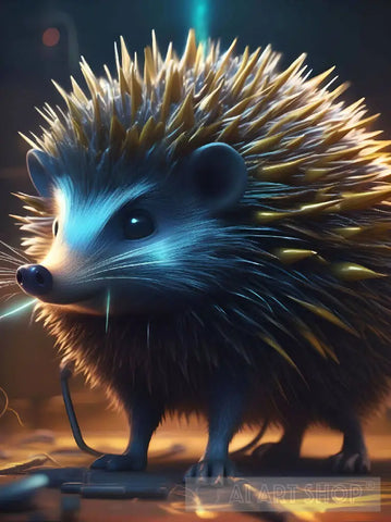 A Hedgehog Animal Ai Art