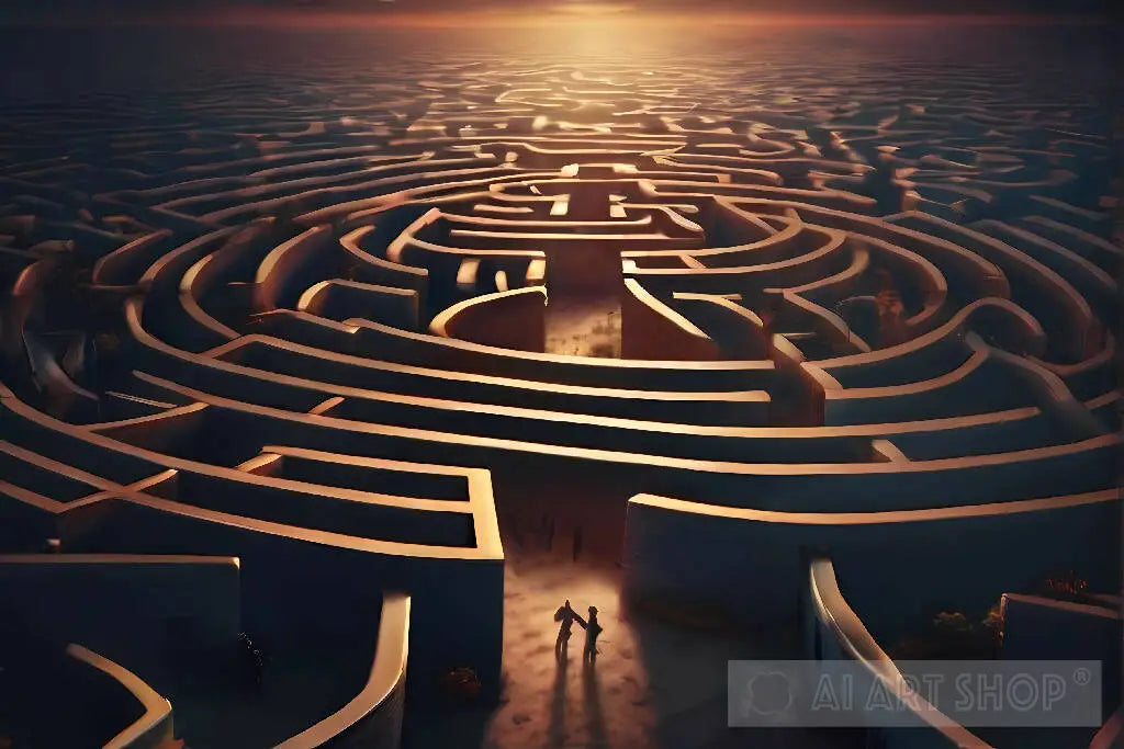 A high quality photo of a maze