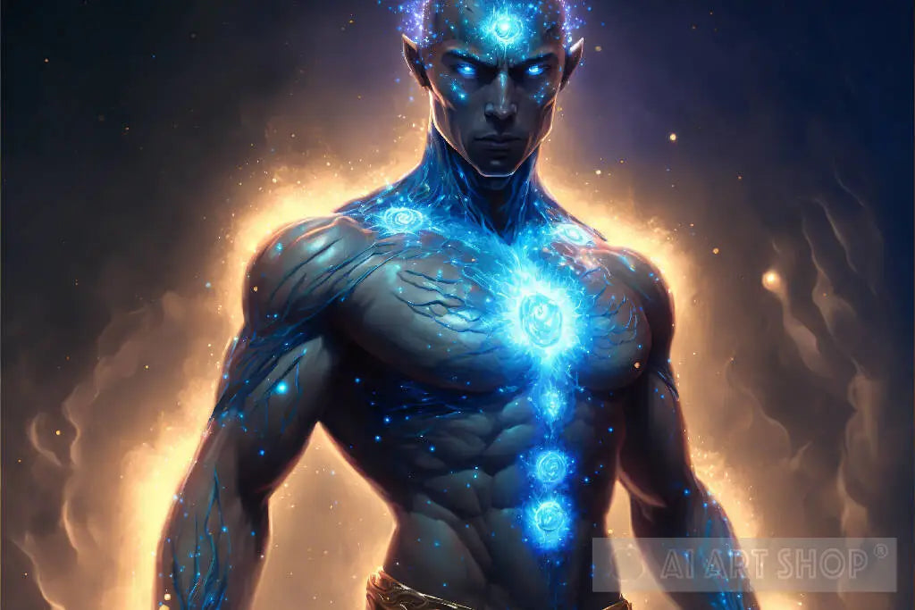 Cosmic Body Pattern A huge cosmic human body deep in the galaxy 1