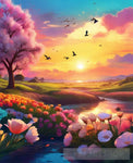 A Joyful Easter Sunrise Ai Artwork