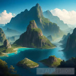 A Land Of Diverse Landscapes Nature Ai Art