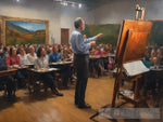 A Lecturer While His Class Ai Painting