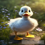 A Little Cow In The Barn Animal Ai Art