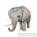 A Majestic Elephant Animal Ai Art