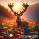 A Majestic Stag. Nature Ai Art