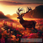 A Majestic Stag. Nature Ai Art