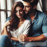 A Man And Woman In Love Ai Painting