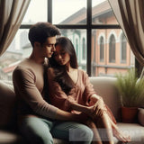 A Man And Woman In Love Ai Painting