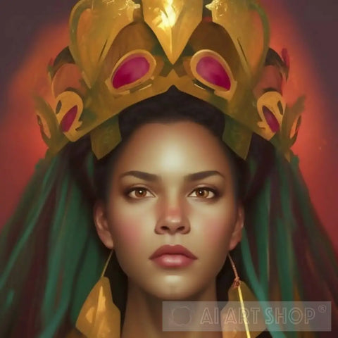 A Portrait Of A Queen Ai Art