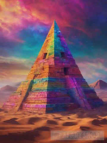 A Pyramid Ai Artwork