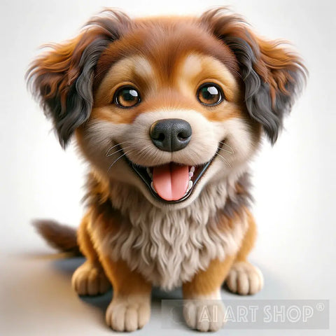 A Real Like Dog AI image