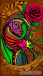 A Rose In Beautiful Imaginative African Colors Modern Ai Art