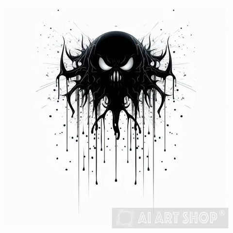 A Single Sinister Spider Animal Ai Art