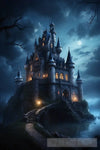 A Spooky Castle In A Dream At Night Architecture Ai Art