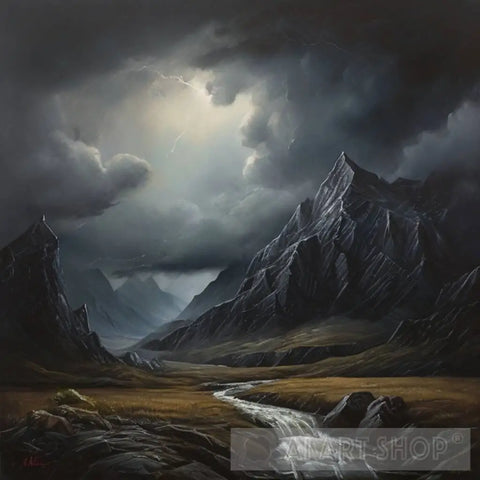 A Stormy Passage Ai Artwork