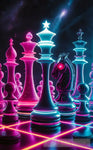 A - Stunning - Hyperrealistic - Portrayal - Of - A - Futuristic - Chess - Game Ai Artwork