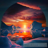 A Stunning Sunset In The North Pole 1 Nature Ai Art