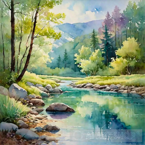 A Tranquil Moment In Nature 10 Ai Artwork