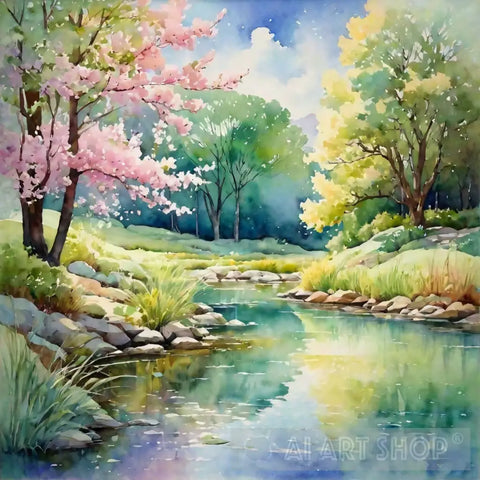 A Tranquil Moment In Nature 5 Ai Artwork