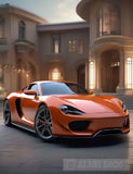 A Very Beautiful Sports Car Portrait Ai Art