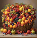 A Vibrant And Juicy Fruit Basket Nature Ai Art