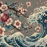 A Wallpaper With A Traditional Japanese Pattern Ai Painting