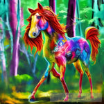 A Wild Horse Animal Ai Art