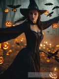 A Witch And Bats Ai Artwork