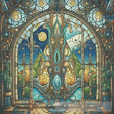 A Wonderful Artistic Painting On Stained Glass Ai Artwork