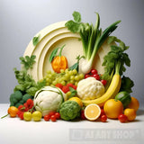 A Wonderful Assortment Of Fruits And Vegetables Ai Artwork