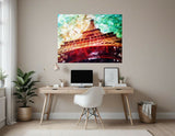 Paris Eiffel Tower Desk and bare wall