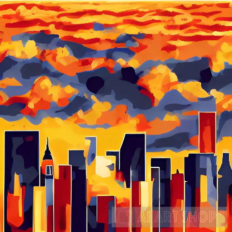 Above The City Ai Painting