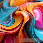 Abstract 3D Colors Ai Art