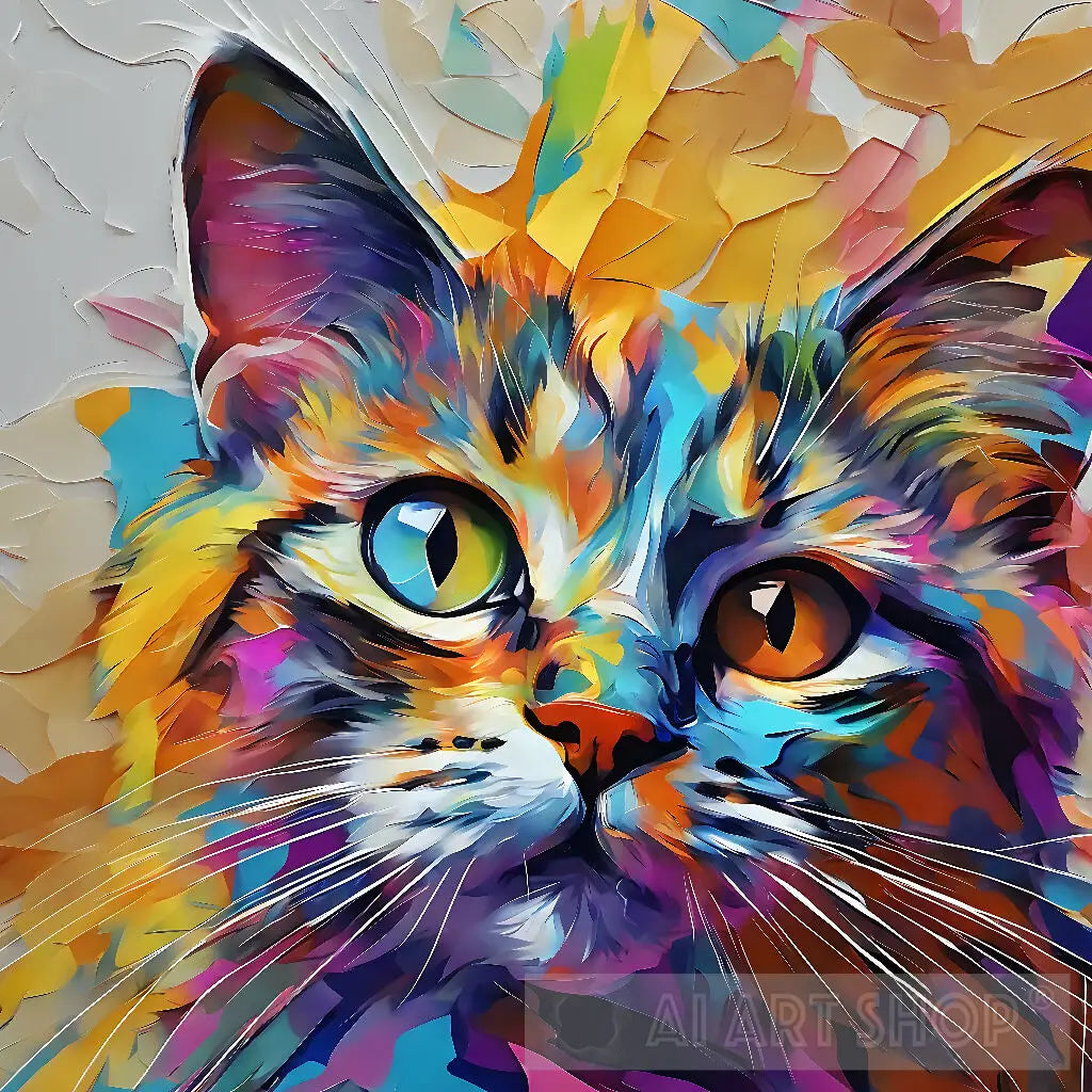 Abstract background of a cat