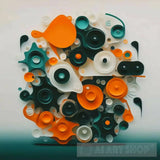 Abstract Bio Morphism Oil Painting Ai Painting
